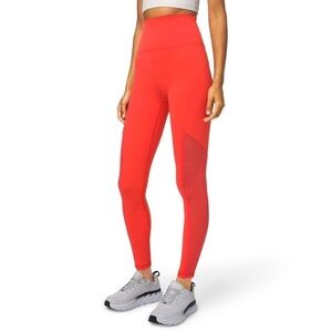 Lululemon Mastered Motion High-Rise Legging Tight Thermal Red Everlux Sz 6